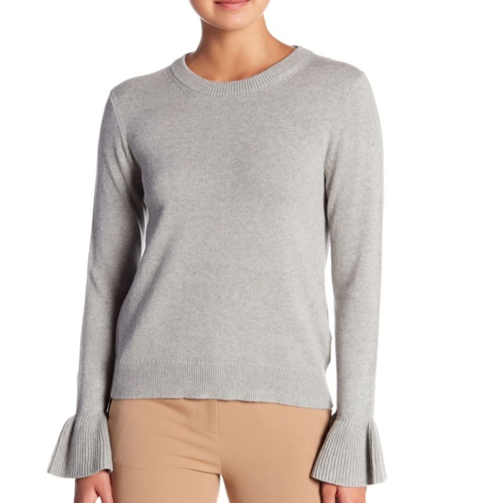 J. Crew Ruffle Cuff Sweater